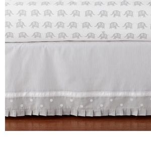 Pottery Barn Kids Taylor crib skirt